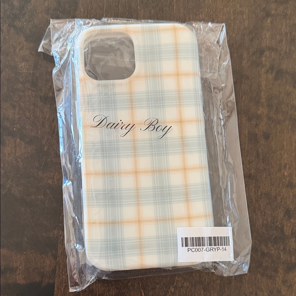 Dairy Boy Plaid Phone Case - iPhone 14 Pro